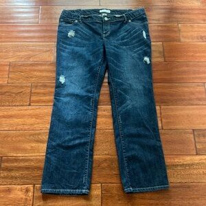 Liz Lange Maternity Distressed Jeans from Target size 12
